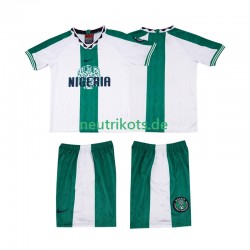 Fußballtrikot Nigeria 1996 Retro Kinder Auswärts Kurzarm