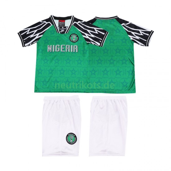 Fußballtrikot Nigeria 1995 Retro Kinder Heim Kurzarm