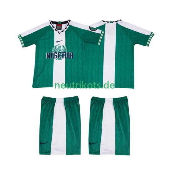 Fußballtrikot Nigeria 1996 Retro Kinder Heim Kurzarm