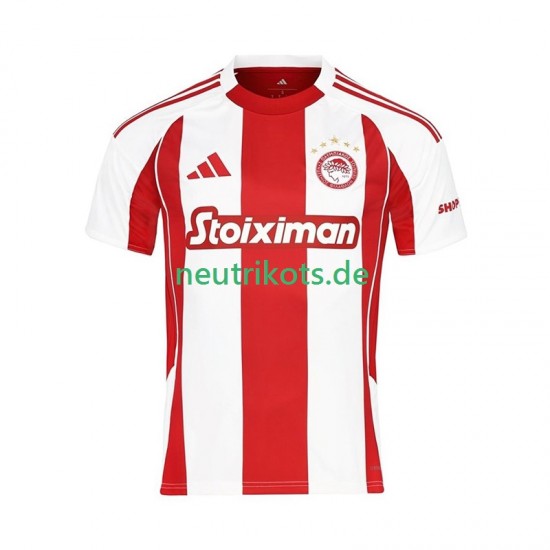 Fußballtrikot Olympiacos Herren Heim 2025-2026 Kurzarm