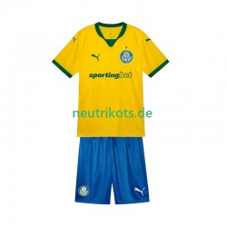 Fußballtrikot Palmeiras Kinder Ausweich 2025-2026 Kurzarm