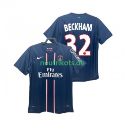 Fußballtrikot Paris Saint-Germain BECKHAM 32 2012 2013 Retro Herren Heim Kurzarm
