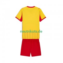 Fußballtrikot RC Lens Kinder Heim 2025-2026 Kurzarm
