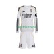 Fußballtrikot Real Madrid Kinder Heim 2025-2026 Langarm