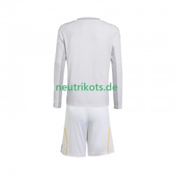 Fußballtrikot Real Madrid Kinder Heim 2025-2026 Langarm