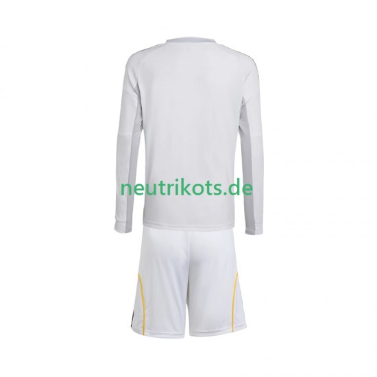 Fußballtrikot Real Madrid Kinder Heim 2025-2026 Langarm