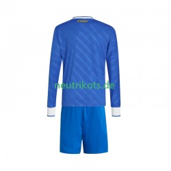 Fußballtrikot Real Madrid Kinder Ausweich 2025-2026 Langarm