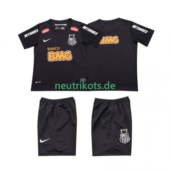 Fußballtrikot Santos Classic 2012 2013 Retro Kinder Auswärts Kurzarm