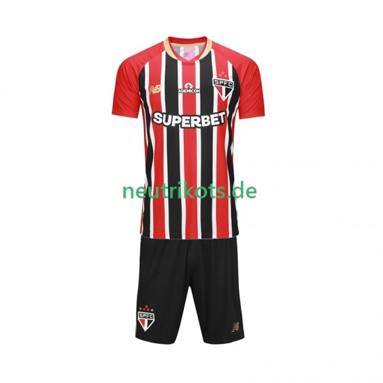 Fußballtrikot Sao Paulo Kinder Auswärts 2025-2026 Kurzarm