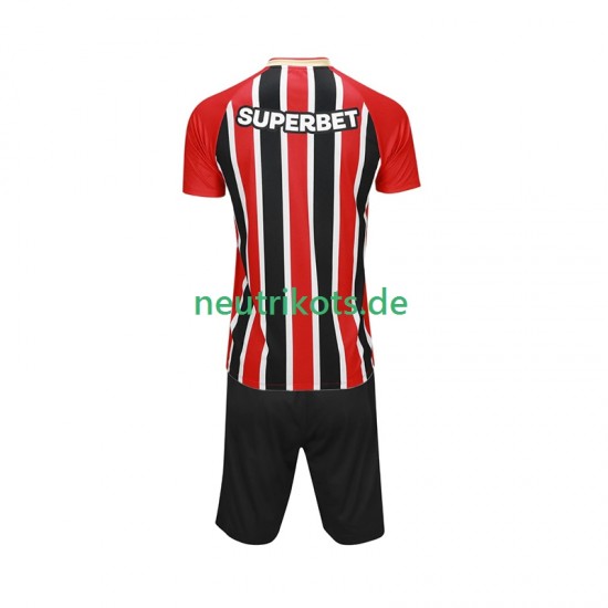 Fußballtrikot Sao Paulo Kinder Auswärts 2025-2026 Kurzarm
