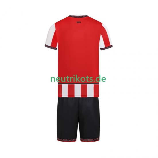 Fußballtrikot Sheffield United Kinder Heim 2025-2026 Kurzarm
