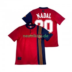 Fußballtrikot Spanien NADAL 20 1996 Retro Herren Heim Kurzarm