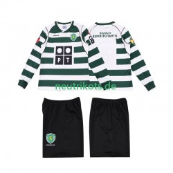 Fußballtrikot Sporting CP 2001 2003 Retro Kinder Heim Langarm