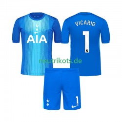Fußballtrikot Tottenham Hotspur Guglielmo Vicario 1 Torwart Kinder Auswärts 2025-2026 Kurzarm