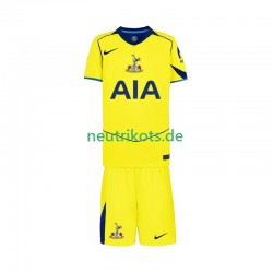 Fußballtrikot Tottenham Hotspur Kinder Ausweich 2025-2026 Kurzarm