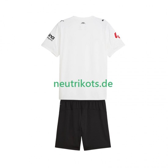 Fußballtrikot Valencia CF Kinder Heim 2025-2026 Kurzarm