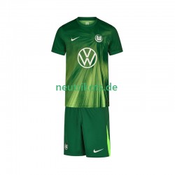 Fußballtrikot VfL Wolfsburg Kinder Heim 2025-2026 Kurzarm
