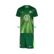 Fußballtrikot VfL Wolfsburg Kinder Heim 2025-2026 Kurzarm