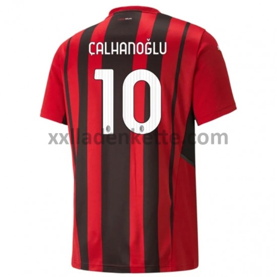 Fußballtrikot AC Mailand Hakan Calhanoglu 10 Heim 2021-2022 Kurzarm