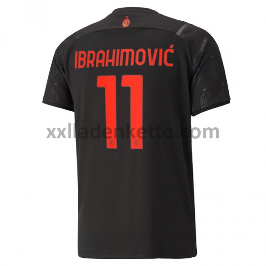 Fußballtrikot AC Mailand Ibrahimovic 11 Ausweich 2021-2022 Kurzarm