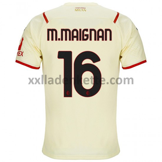 Fußballtrikot AC Mailand Mike Maignan 16 Auswärts 2021-2022 Kurzarm