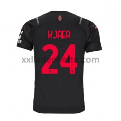 Fußballtrikot AC Mailand Simon Kjaer 24 Ausweich 2021-2022 Kurzarm