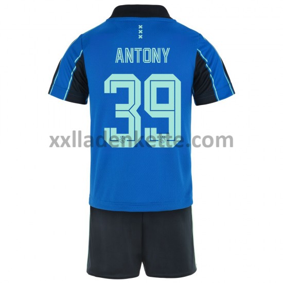 Fußballtrikot AFC Ajax Antony 39 Kinder Auswärts 2021-2022 Kurzarm
