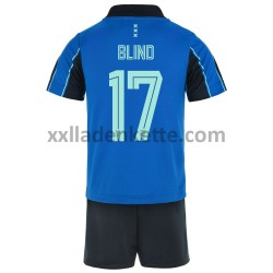 Fußballtrikot AFC Ajax Daley Blind 17 Kinder Auswärts 2021-2022 Kurzarm