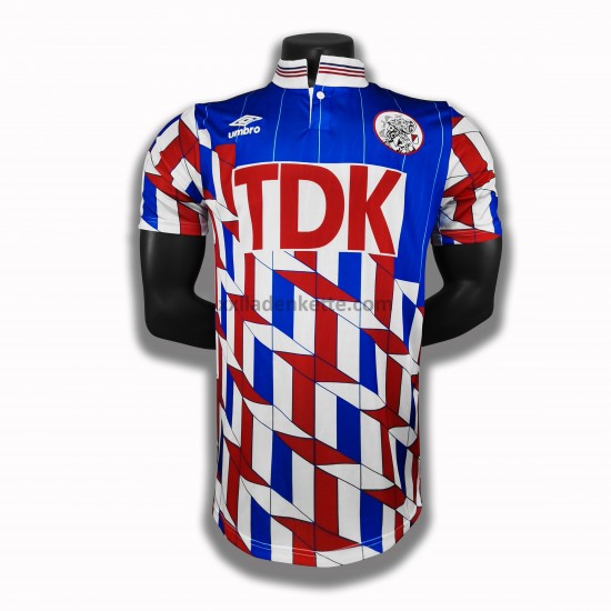 Fußballtrikot AFC Ajax Retro Auswärts 1990 Kurzarm