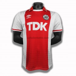 Fußballtrikot AFC Ajax Retro Heim 1990 Kurzarm