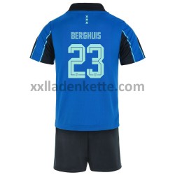 Fußballtrikot AFC Ajax Steven Berghuis 23 Kinder Auswärts 2021-2022 Kurzarm