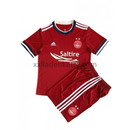 Fußballtrikot Aberdeen Kinder Heim 2021-2022 Kurzarm