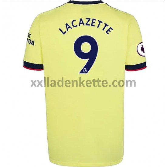 Fußballtrikot Arsenal Alexandre Lacazette 9 Auswärts 2021-2022 Kurzarm