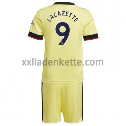 Fußballtrikot Arsenal Alexandre Lacazette 9 Kinder Auswärts 2021-2022 Kurzarm