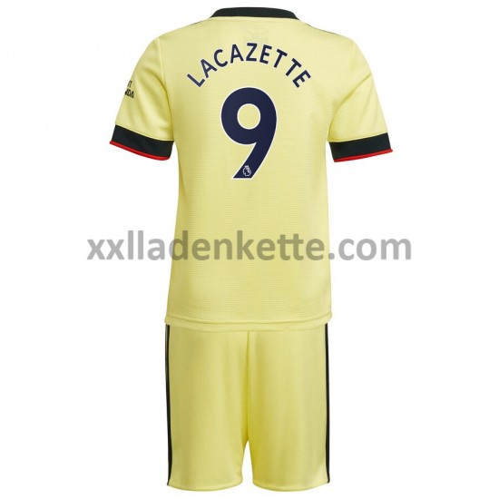 Fußballtrikot Arsenal Alexandre Lacazette 9 Kinder Auswärts 2021-2022 Kurzarm