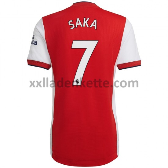 Fußballtrikot Arsenal Bukayo Saka 7 Heim 2021-2022 Kurzarm