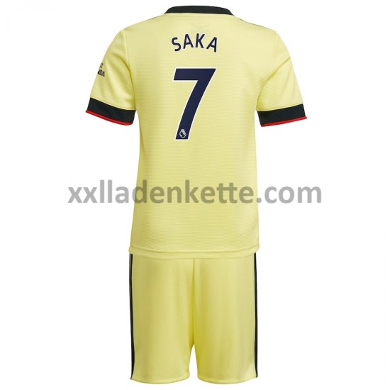 Fußballtrikot Arsenal Bukayo Saka 7 Kinder Auswärts 2021-2022 Kurzarm