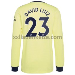 Fußballtrikot Arsenal David Luiz 23 Auswärts 2021-2022 Langarm