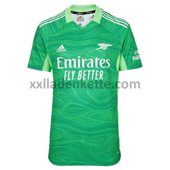 Fußballtrikot Arsenal Torwart Heim 2021-2022 Kurzarm