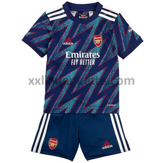 Fußballtrikot Arsenal Kinder Ausweich 2021-2022 Kurzarm