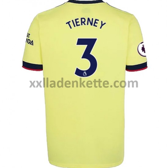 Fußballtrikot Arsenal Kieran Tierney 3 Auswärts 2021-2022 Kurzarm