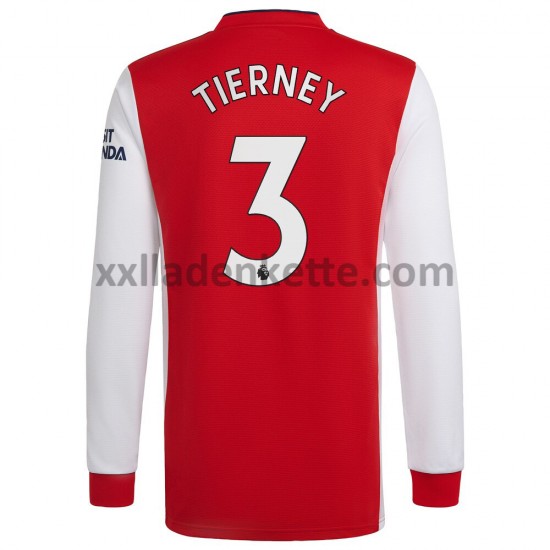 Fußballtrikot Arsenal Kieran Tierney 3 Heim 2021-2022 Langarm