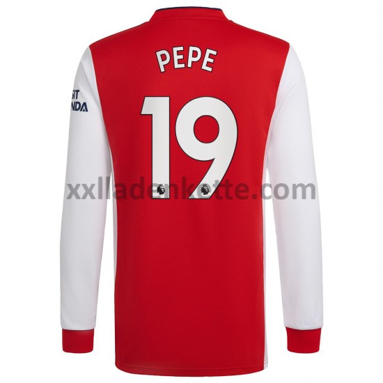 Fußballtrikot Arsenal Nicolas Pepe 19 Heim 2021-2022 Langarm