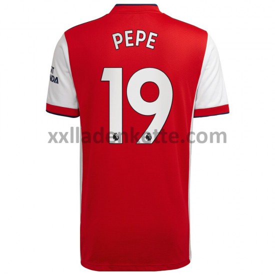 Fußballtrikot Arsenal Nicolas Pepe 19 Heim 2021-2022 Kurzarm