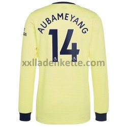 Fußballtrikot Arsenal Pierre-Emerick Aubameyang 14 Auswärts 2021-2022 Langarm