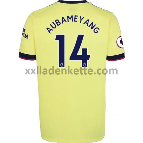Fußballtrikot Arsenal Pierre-Emerick Aubameyang 14 Auswärts 2021-2022 Kurzarm