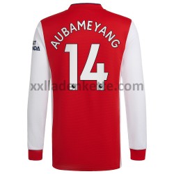 Fußballtrikot Arsenal Pierre-Emerick Aubameyang 14 Heim 2021-2022 Langarm