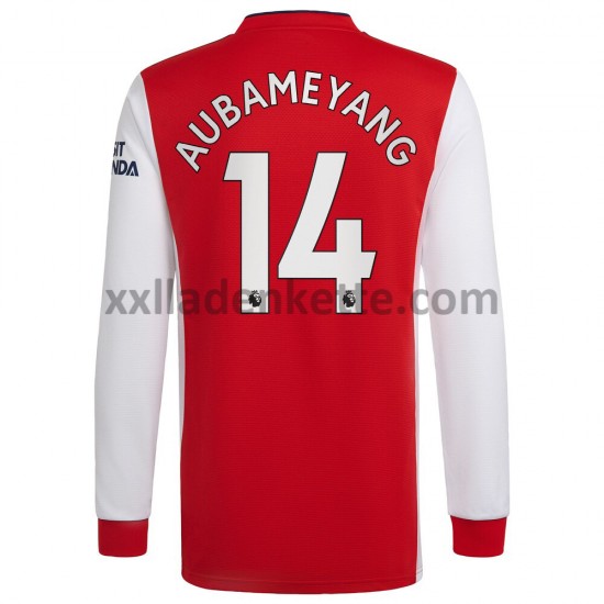 Fußballtrikot Arsenal Pierre-Emerick Aubameyang 14 Heim 2021-2022 Langarm