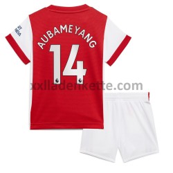 Fußballtrikot Arsenal Pierre-Emerick Aubameyang 14 Kinder Heim 2021-2022 Kurzarm