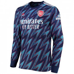 Fußballtrikot Arsenal Ausweich 2021-2022 Langarm